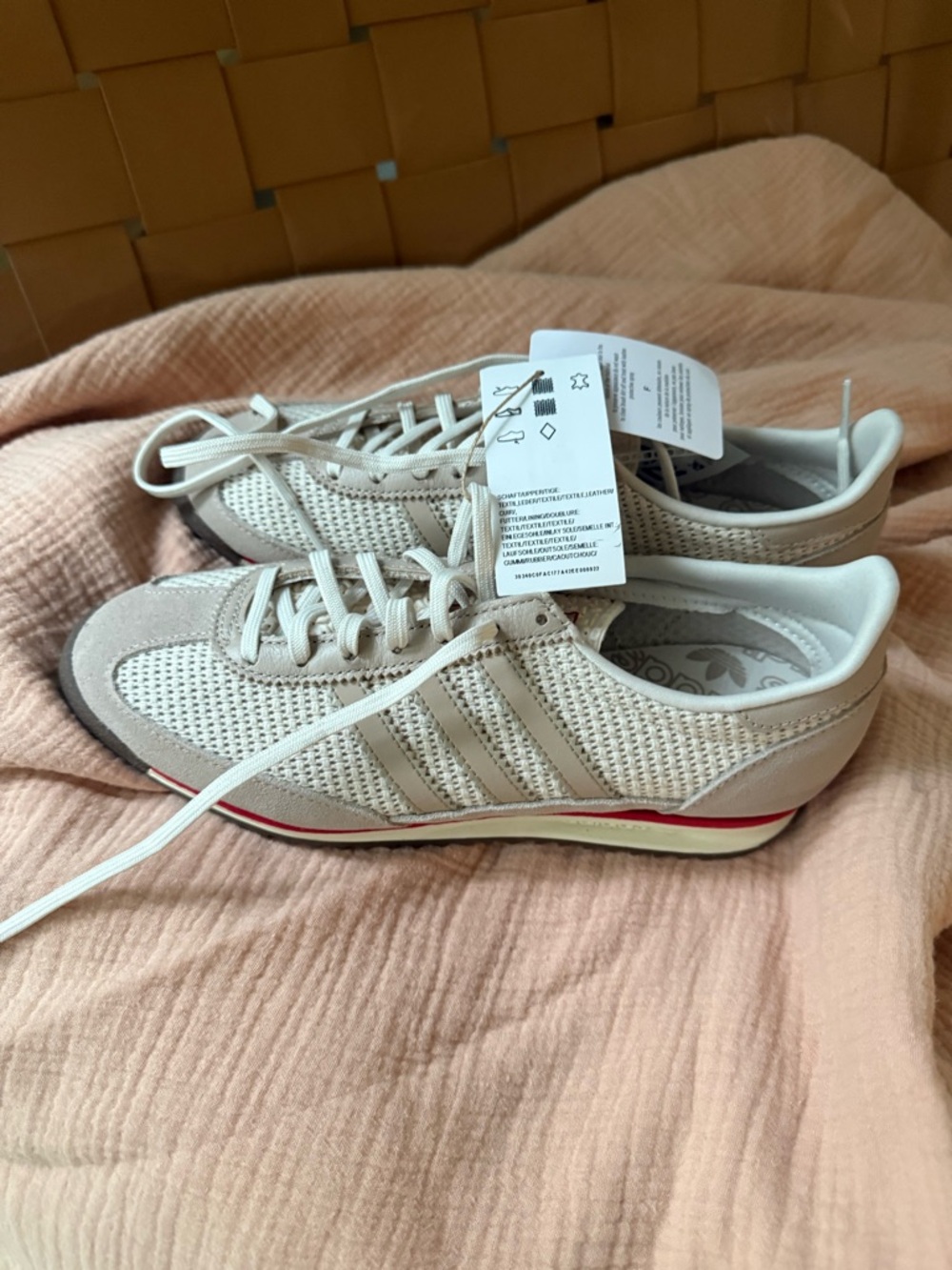 Adidas Lightweight Neutral Beige Sneakers